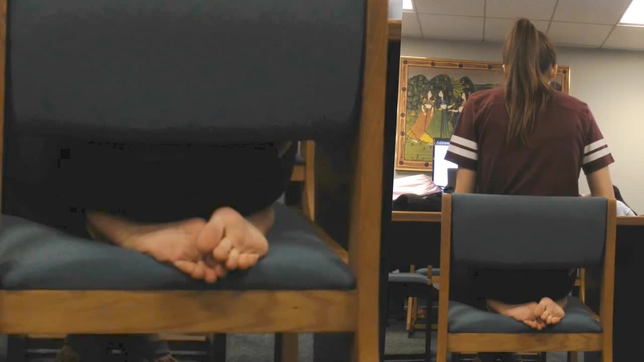 Candid library soles